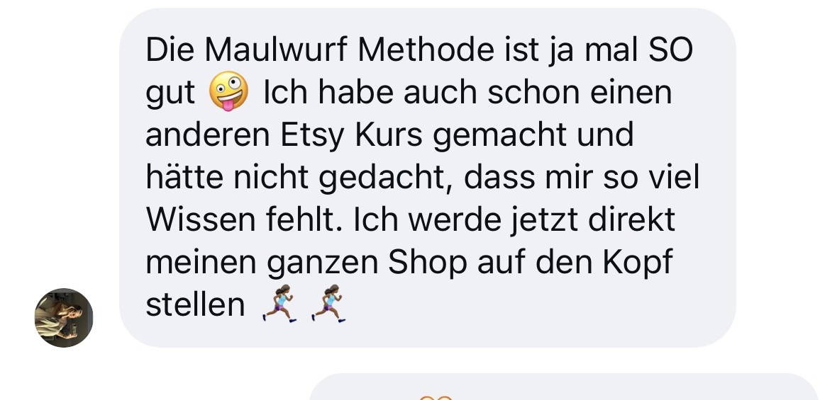 Kundenfeedback zur Maulwurfmethode